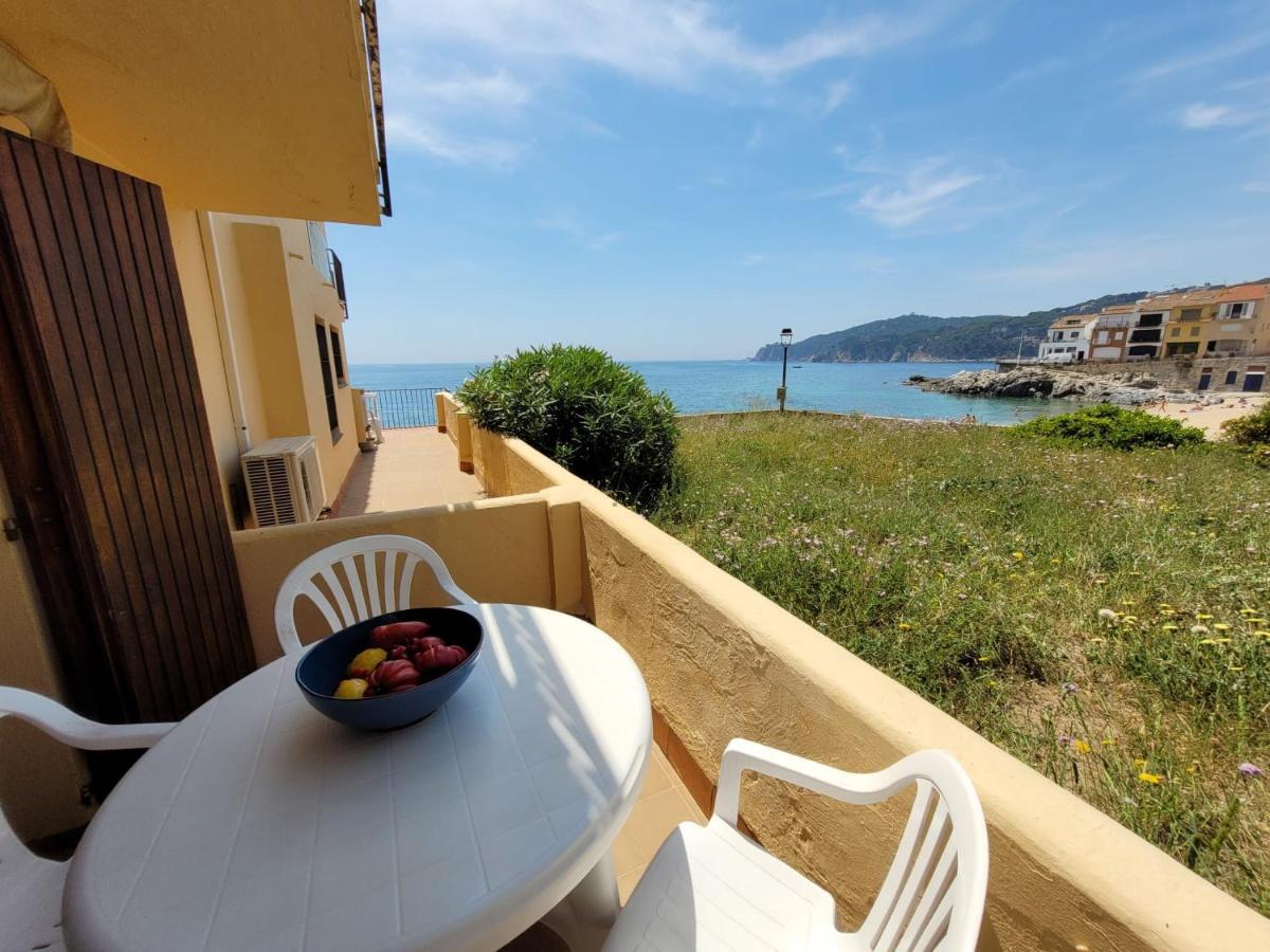 Playa Canadell Mar P Primera Linea De Mar Con Terraza Calella De Palafrugell Bagian luar foto